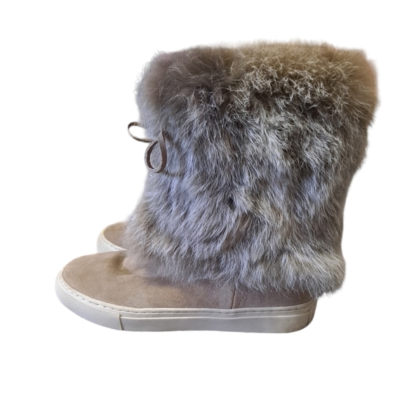Tory Burch Angelica Rabbit Boots Size 6 - Picture 2 of 6